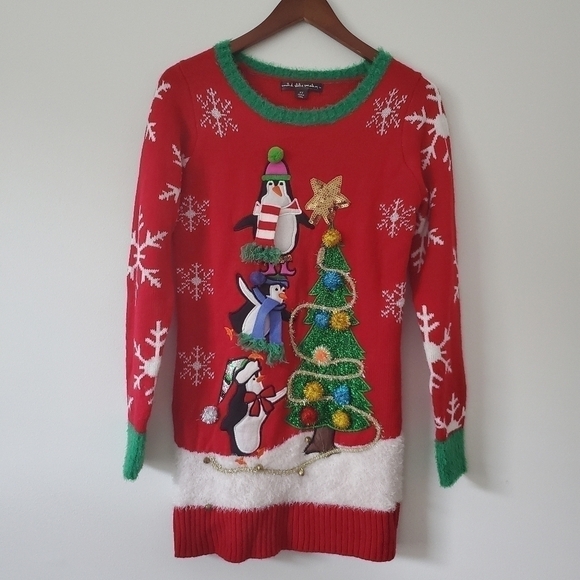Christmas Ugly Sweater United States Sweater Size XS - Picture 2 of 8